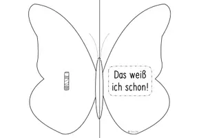 Vorschau - Arbeitsblätter - Schmetterlinge - Lapbook für die 1. und 2. Klasse - Seite 1