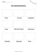 Vorschau - Arbeitsblätter - Lies-Mal Blätter für Klasse 1 & 2 - Der Geburtstagstisch - Seite 3