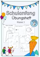 Vorschau - Arbeitsblätter - Schulstart Übungsheft - Klasse 1 - Deckblatt