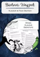 Vorschau - Klassenarbeiten - Klausur Woyzeck // Oberstufe // Büchner // Vormärz - Deckblatt