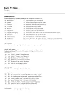 Vorschau - Arbeitsblätter - Guns N' Roses (Infotext und Übungen) - Seite 1