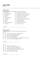 Vorschau - Arbeitsblätter - Janis Joplin (Infotext und Übungen) - Seite 1