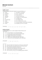 Vorschau - Arbeitsblätter - Michael Jackson (Infotext und Übungen) - Seite 1