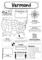 Vorschau - Arbeitsblätter - Steckbrief Vermont - USA Bundesstaat - Seite 1