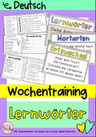Vorschau - Stundenentwürfe - Rund um Lernwörter (Paket) - Seite 1