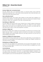Vorschau - Arbeitsblätter - Die Oper William Tell - Gioachino Rossini (Infotext und Übungen) - Deckblatt