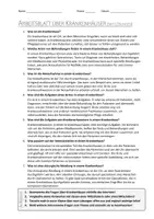 Vorschau - Arbeitsblätter - AB mit Fragen zum Thema "Krankenhaus" + Lösungsblatt + Infografik - Seite 2