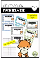 Vorschau - Poster - Geldtasche – Geldbeutel – Deckblatt - Fuchsklasse - Deckblatt