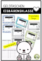 Vorschau - Präsentationen/Tafelbilder - Geldtasche – Geldbeutel – Deckblatt - Eisbärenklasse - Deckblatt