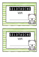 Vorschau - Präsentationen/Tafelbilder - Geldtasche – Geldbeutel – Deckblatt - Eisbärenklasse - Seite 2
