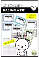 Vorschau - Poster - Geldtasche – Geldbeutel – Deckblatt - Hasenklasse - Deckblatt