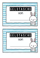 Vorschau - Poster - Geldtasche – Geldbeutel – Deckblatt - Hasenklasse - Seite 3