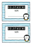 Vorschau - Poster - Geldtasche – Geldbeutel – Deckblatt - Pinguinklasse - Seite 3