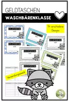 Vorschau - Poster - Geldtasche – Geldbeutel – Deckblatt - Waschbärenklasse - Deckblatt