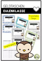 Vorschau - Poster - Geldtasche – Geldbeutel – Deckblatt - Eulenklasse - Deckblatt