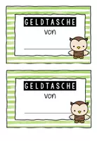 Vorschau - Poster - Geldtasche – Geldbeutel – Deckblatt - Eulenklasse - Seite 3