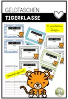 Vorschau - Poster - Geldtasche – Geldbeutel – Deckblatt - Tigerklasse - Deckblatt