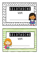 Vorschau - Präsentationen/Tafelbilder - Geldtasche – Geldbeutel – Deckblatt - Superheldenklasse - Seite 2