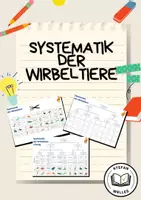 Vorschau - Arbeitsblätter - Systematik der Wirbeltiere - Deckblatt
