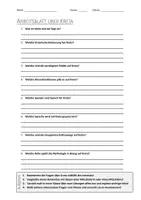 Vorschau - Arbeitsblätter - AB mit Fragen zum Thema "Kreta" + Lösungsblatt - Deckblatt