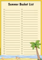 Vorschau - Arbeitsblätter - Summer - Bucket List (2 Versionen) - Seite 3