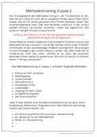 Vorschau - Stundenentwürfe - Methodentraining (für Klasse 2) - Seite 1