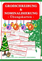 Vorschau - Merkblätter - Winter: Großschreibung und Nominalisierung - Übungskarten - Deckblatt