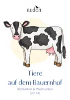 Vorschau - Fördermaterial/Inklusion - DaZ Wortschatz Tiere DaZ - Tiere auf dem Bauernhof - Bauernhoftiere - Bildkarten & Wortkarten - DIN A4 - Bild- Wortkarten - Tafelmaterial - Zuordnungskarten - Deckblatt