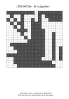 Vorschau - Arbeitsblätter - Schulgarten, Suchsel, schwer, Wortgitter, Buchstabensalat, Schule, Garten, Buchstabengitter, Wortsuchrätsel, Wortsuche, Worträtsel, Wortsuchsel - Seite 2