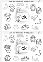 Vorschau - Arbeitsblätter - Buchstaben Mini-Heft zum "ck" (Buchstabenheft/Buchstabeneinführung) - Seite 2