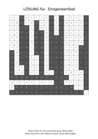 Vorschau - Arbeitsblätter - Drogerieartikel, einfach, Suchsel, Wortgitter, Buchstabensalat, Buchstabengitter, Wortsuchrätsel, Wortsuche, Worträtsel, Wortsuchsel - Seite 2