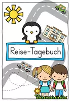Vorschau - Arbeitsblätter - Reisetagebuch Pinguinklasse (Klassenmaskottchen) - Reise - Seite 1