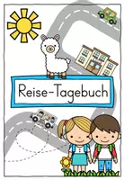 Vorschau - Arbeitsblätter - Reisetagebuch Lamaklasse (Klassenmaskottchen) - Reise - Seite 1