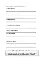 Vorschau - Arbeitsblätter - AB mit Fragen zum Thema "Kugelfische" + Lösungsblatt - Deckblatt
