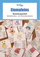 Vorschau - Spiele - Einmaleins - Lernspiel - Multiplikation und Division - Deckblatt
