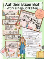 Vorschau - Unterrichtsreihen - Wahrscheinlichkeit: Unterrichtsreihe (Kl. 1/2) - Deckblatt