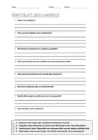 Vorschau - Arbeitsblätter - AB mit Fragen zum Thema "Landkreis" + Lösungsblatt + Infografik - Deckblatt