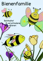 Vorschau - Poster - Bienenfamilie - Summende Helfer:innen für Musik und Dekoration! - Deckblatt