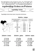 Vorschau - Arbeitsblätter - Merkeintrag Verbformen "regelmäßige Verben" DaZ / DaF / Deutschland - Seite 3