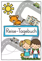 Vorschau - Arbeitsblätter - Reisetagebuch Tigerklasse (Klassenmaskottchen) - Reise - Seite 1