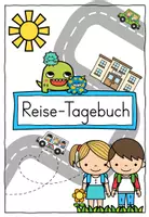 Vorschau - Arbeitsblätter - Reisetagebuch Monsterklasse (Klassenmaskottchen) - Reise - Seite 1