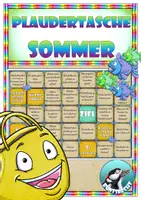 Vorschau - Unterrichtsreihen - Brettspiel : Plaudertasche - Sommer - Jahreszeiten - Gesprächsanlässe schaffen - Deckblatt