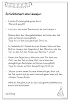 Vorschau - Arbeitsblätter - Lesespur/Lesespaziergang Zirkus Klasse 3-4 (3-fach differenziert) - Seite 1