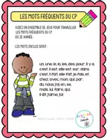 Vorschau - Arbeitsblätter - JEUX Mots Outils ou Fréquents CP - Seite 1