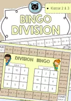 Vorschau - Stationenlernen - Bingo Division | Einsdurcheins | Mathe Klasse 2 & 3 - Deckblatt