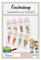 Vorschau - Mal- und Bastelvorlagen - #eurokäfer Lesezeichen Schulstart Einschulung - Deckblatt