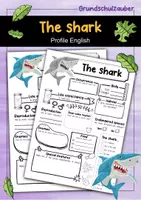 Vorschau - Arbeitsblätter - The Shark Profile Fact Sheet (English) - Deckblatt