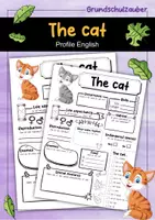 Vorschau - Arbeitsblätter - The Cat Profile Fact Sheet (English) - Deckblatt