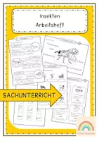 Vorschau - Unterrichtsreihen - Insekten - Arbeitsheft - Deckblatt