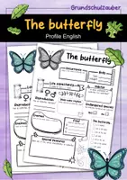Vorschau - Arbeitsblätter - The Butterfly Profile Fact Sheet (English) - Deckblatt